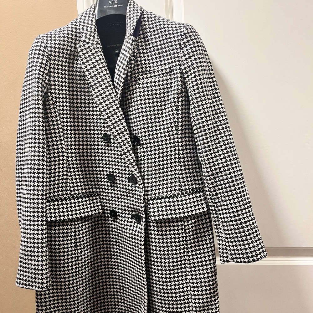 Banana Republic Double Breasted Houndstooth (ROLL TIDE!)